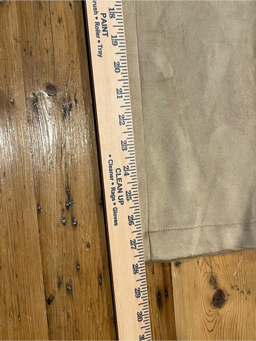 Guess Women's Faux Suede Pants in Camel Tan - Picture 7 of 7